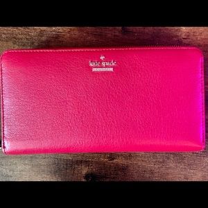 Kate Spade Large Red Wallet